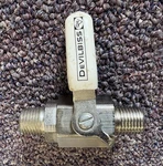 Devilbiss VA542 1/4" Air And Fluid Ball Valve - New Out Of Box. Fixed Price $6.50.
