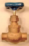 Nibco Usa S-211-Y1-2 1/2" Bronze Solder Globe Valve Teflon Disc 125 Swp 200 Wog. Fixed Price $38.20.