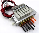 Lot Of 6 Smc SY3140-5LOZ Solenoid Valve W/ SY3000. Fixed Price $142.00.