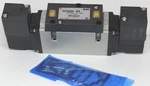 Unused Smc # NVFS3200-5FZ Pneumatic Valve, 24 Vdc Coils. Fixed Price $50.00.