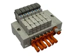 Smc SS5Y3-60-06U Cassette Style Manifold Station W/ SY3140-5WOZ Solenoid Valve. Fixed Price $85.49.
