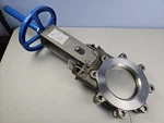 Orbinox 20-3636RI Manual 6" Uni-directional Stainless Steel Knife Gate Valve. Fixed Price $999.99.