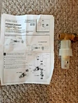 Porcher Reprise Rough 1/2" Wall Valve RP720 New. Fixed Price $19.99.
