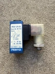 Festo PEV-1/4-B 10773 Plc Pressure Switch 24VDC, New/open Package. Fixed Price $24.99.
