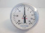 Millipore Pressure Gauge 30-0-15 Psi, 1/4" Npt, Used. Fixed Price $32.50.