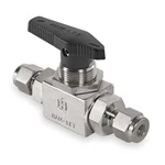 Ham-let H-6800-SS-L-1/4-CSS 1/4" Compr Stainless Steel Ball Valve Inline. Fixed Price $240.99.