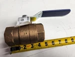 1-1/2" Nibco T-580-70-UL Ball Valve Female Npt Threaded Bronze W/ Lever NL9502C. Fixed Price $69.43.