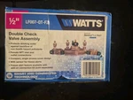 Watts LF007-QT-FZ Double Check Valve Assembley T063230. Fixed Price $169.00.