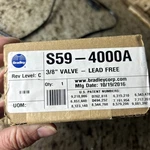 Bradley S59-4000A 3/8 Valve. Fixed Price $100.00.