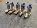 Lot Of Hamlet HM20-4VKLC(M5)-M4 Stainless High Purity Diaphragm Valve 1/4". Fixed Price $127.49.