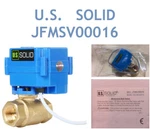 Nib! U.s. Solid USS-JFMSV00016 Motorized 1/2" Brass Ball Valve Blue. Fixed Price $29.50.