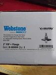 Webstone Full Port Uni-flange Ball Valve Brass 1" Fip H-40404HV. Fixed Price $34.99.