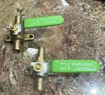 Wright 1/2 Inch 400 Wog Brass Ball Valve Lead-free (2 Pieces). Fixed Price $8.00.