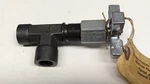 New Parker 3/8 Npt Colorflow Hydraulic Angled Needle Valve, Steel, MV661S-10HU. Fixed Price $132.79.