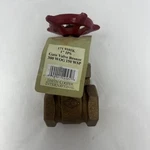 New Smith Cooper 1" Ips Premium Brass Gate Valve Bronze(pn 171 9101K). Fixed Price $22.85.