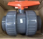 Gf Piping Systems 161375010 4" Manual Two-way Pvc Ball Valve, Straight, Epdm. Fixed Price $292.50.