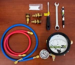New Mr Backflow Prevention 2 Valve Gauge Test Kit With Case. Fixed Price $950.00.
