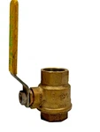 Jomar T-100C 1" Npt Thread Lead Free Brass Full Port Ball Valve Csa Approved. Fixed Price $24.79.