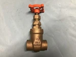 Stockham B-112, 1/4" Bronze Threaded Gate Valve, 2-WAY, 200 Cwp. Fixed Price $40.00.