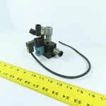 Mac 45A-L00-DAAJ-1KJ Solenoid Valve 120VAC W/ 4-PORT Block & Humphrey SQE-2. Fixed Price $83.41.