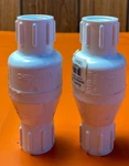 New 1/2" Nds 1001-05 White Pvc Check Valve Flo Control. Fixed Price $19.99.