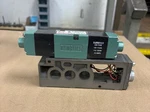 Numatics 082SS415K015W30 Pneumatic Solenoid Valve With Manifold And 228-703B. Fixed Price $80.00.