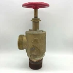 Vintage Wilson & Cousins IE-23 2-1/2" Cast Brass Fire Suppression Pressure Valve. Fixed Price $45.00.