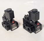 (2) Aro Fluid Power A212SS Compact Solenoid Air Control Valves W/116 218-33 Coil. Fixed Price $74.99.