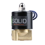 U.s. Solid Zinc-alloy Solenoid Valve 1/4" Electric Water Dc 12V. Fixed Price $17.99.