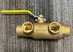 Webstone H-58643 Pro-pal Purge Tee Ball Valve Swt 1" X 3/4. Fixed Price $55.00.