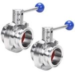 Dernord Pack 2" Tri Clamp Butterfly Valve Stainless Steel 304. Fixed Price $104.99.