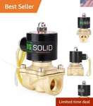 3/4" Brass Electric Solenoid Valve 110V Ac Normally Closed Non-potable Water,.... Fixed Price $67.20.
