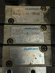Parker Kuroda PCS2412-NB-100MP-Z 3-SOLENOID Manifold 110/115VAC. Fixed Price $24.99.