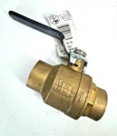 Nibco SFP600A Brass Ball Valve 1-1/4" Psi Wog Solder End, Full Port. Fixed Price $64.19.