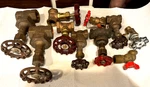 Lot Of Plumbing Valves Various Sizes - 8 New + 2 Used (see Description). Fixed Price $35.00.