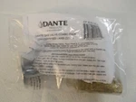Dante Combo Pack With Straight 1/2" Valve Chrome Floor Plate 3" Key. Fixed Price $15.88.