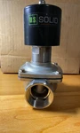 U.s. Solid 1-1/4 Inch Electric Solenoid Valve 12VDC Stainless Normally Open. Fixed Price $55.00.