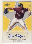 Cole Wagner 2020 Leaf Perfect Game Pg National Showcase Yellow Auto /25 Psu. Fixed Price $19.99.