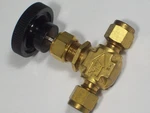 Whitey Swagelok Brass Integral Bonnet Needle Valve, 1/4" Od Tube, B-1VS4. Fixed Price $47.89.