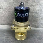 U.s. Solid Electric Solenoid Valve Brass 24V Ac 1" USS2-00063. Fixed Price $28.86.