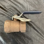 Nibco 1-1/2 Ball Valve Female Thread Brass T-580A L15. Fixed Price $19.99.