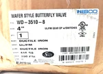 New Nibco WD-3510-8 Wafer Style Butterfly Valve 4" Gear Op W/ Switches 250PSI. Fixed Price $399.99.