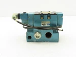 Mac 6612A-344-PM-501JJ Pneumatic Solenoid Valve 4/3 Pos 1" Npt 24VDC PID-591JJ. Fixed Price $169.99.