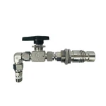 Ham-let H800MSSL3/8 Stainless Steel Ball Valve With Quick Coupler And Fittings. Fixed Price $80.81.