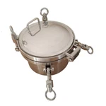 200MM/7.87IN Stainless Steel Pressure Circular Manhole Cover Tank Round Manway. Fixed Price $102.35.