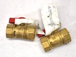 Lot Of Nibco 1/2" Gas Ball Valve Female Ends Lever Handle Unit Module GB1A. Fixed Price $5.78.