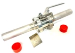 1-1/4" Ball Valve 3-PCE Bnl Industries Fullport 304L Stainless Steel Asme B16.34. Fixed Price $174.49.