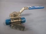 Inline 1/2" Full Port CF3M Sanitary Ball Valve, Tfm Seat/seal, 316L Trim 337F. Fixed Price $99.99.