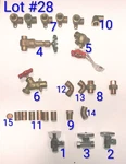 Mueller, Grinnell & Mcguire 1/2" Sweat Valve Fitting Kit 26+ Pc (#28) Look:). Fixed Price $85.00.