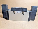 Smc NVFS5200-3FZ Solenoid Valve, 110VAC, Pilot, 4/5 Port 15-150PSI. Fixed Price $40.00.